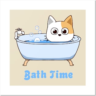 bath time Posters and Art